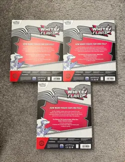 Pokemon White Flare Binder Collection New Sealed Lot of 3 - Image 2