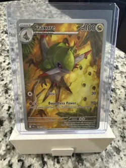 2025 Pokemon TCG - Fraxure 146/086 Illustration Rare SV: Black Bolt English - Image 1