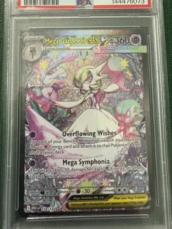 Pokemon Mega Gardevoir EX Holo Sir 178/132 ME01 Mega Evolution PSA9 - Image 3