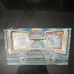 Pokemon Sun & Moon Alolan Sandslash & Ninetales 2-Player Foil Deck English - Image 1