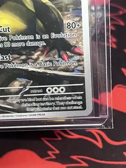 Pokemon Haxorus 147/086 Sv: Black Bolt Holo Illustration Rare - Image 4