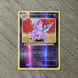 Nidorino 44/108 Reverse Holo Pokemon TCG XY Evolutions NM - Image 1