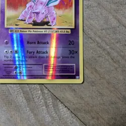Nidorino 44/108 Reverse Holo Pokemon TCG XY Evolutions NM - Image 3