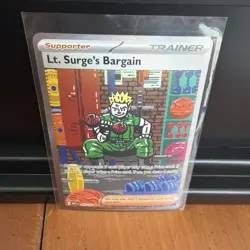 Lt. Surge's Bargain SIR Mega Evolution 185/132 Pokemon TCG - Image 1