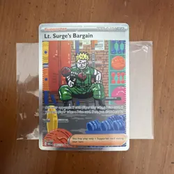Lt. Surge's Bargain SIR Mega Evolution 185/132 Pokemon TCG - Image 2