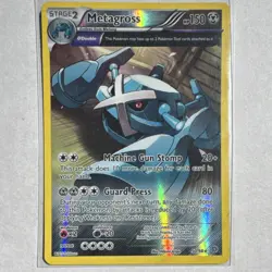 Pokemon Metagross 50/98 Rare Reverse Holo Θ Double XY Ancient Origins 150 HP - Image 1