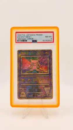 Pokemon TCG Ancient Mew Promo Nintendo Error PSA 8 NM-MT - Image 1