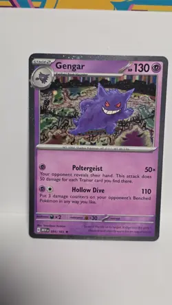 Gengar Cosmos Holo Promo Rare Pokemon - 151 #094 Sam's Club - Image 1