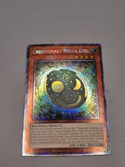 Yugioh NM RA04-EN213 - Chronomaly Nebra Disk - Platinum Secret Rare - Image 2