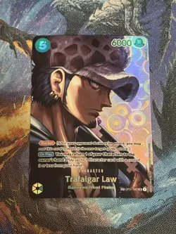 ONE PIECE TCG Trafalgar Law (SP) OP01-047 Kingdoms of Intrigue Foil - Image 1