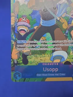 One Piece Extra Booster Anime 25th Collection EB02 Usopp EB02-022 Alt Art NM - Image 5