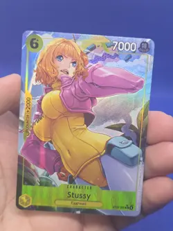 One Piece ST29 Starter Deck 29: Egghead Stussy ST29-006 Full Art NM - Image 2
