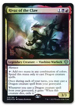 Rivaz of the Claw #215 (Foil) (NM) Prerelease Cards PRE Magic MTG - Image 1