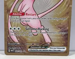 2023 Mew EX Metal Holo Promo Card 205/165 Scarlet & Violet 151 Ancient Pokemon - Image 3