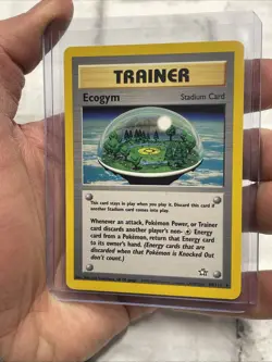 Pokemon Card TCG - Ecogym 84/111 - Neo Genesis - Rare Trainer - LP+ Vintage Card - Image 2