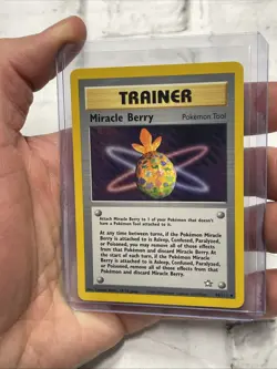Pokemon Miracle Berry 94/111 Neo Genesis Regular Nintendo Vintage Card NM/MT - Image 2