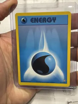 Water Energy 111/111 Neo Genesis Set Unlimited Pokemon Card NM Near Mint Vintage - Image 1