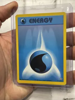 Water Energy 111/111 Neo Genesis Set Unlimited Pokemon Card NM Near Mint Vintage - Image 2