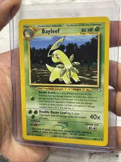 Bayleef - 29/111 - Pokemon Neo Genesis Unlimited Card WOTC NM Near Mint Vintage - Image 2