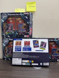 LOT OF 4 - One Piece Card Game Illustration Box Volume 6-New/Factory Sealed - Image 2