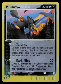 Pokemon Card - Murkrow Sandstorm 47/100 Uncommon Reverse Holo - Image 1