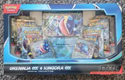 Pokemon Trading Card Game Greninja ex and Kingdra ex Special Collection Box 3x - Image 1