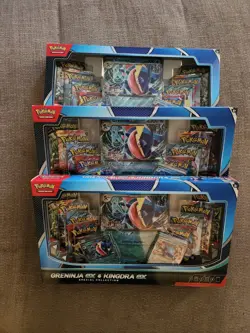 Pokemon Trading Card Game Greninja ex and Kingdra ex Special Collection Box 3x - Image 2