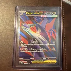 Mega Latias EX 163/132 Me01: Mega Evolution Ultra Rare Holo Card NM Condition - Image 1