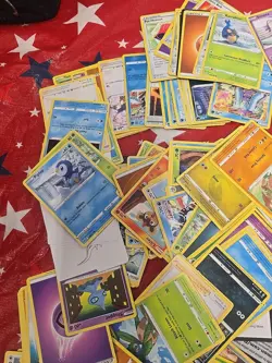 Pokeman 2020 Random Cards Mixed Lot Fair condition READ DESCRIPTION 100+ cards - Image 5