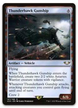Thunderhawk Gunship #167 (NM) Warhammer 40,000 40K Magic MTG - Image 1