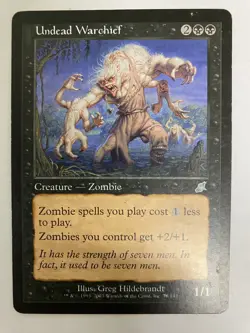 MTG ~ Undead Warchief ×1 ~ HP ~ Ships NOW! - Image 1