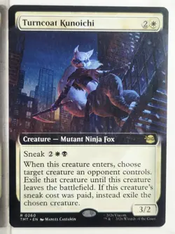 Turncoat Kunoichi (Extended Art) 260 NM MTG TMT Magic - Image 1
