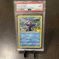 Popplio 023/025 McDonald's Pokemon 25th Anniversary Promo Holo PSA 9 ✨Mint - Image 1