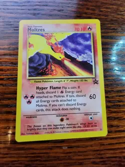 Pokemon Promotional (Promo) Set RARE Moltres #21 - Near Mint (NM) Condition - Image 1