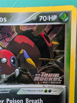 2004 Pokemon EX Team Rocket Returns Dark Ariados #30/109 Holo Stamped HP - Image 3