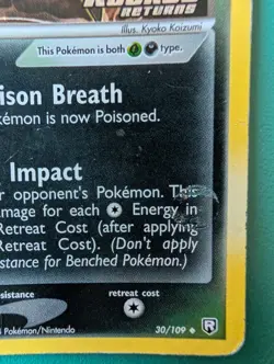 2004 Pokemon EX Team Rocket Returns Dark Ariados #30/109 Holo Stamped HP - Image 4