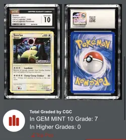 2011 Pokemon Call of Legends Prerelease Snorlax Promo 33/95 CGC 10 POP 8! - Image 3