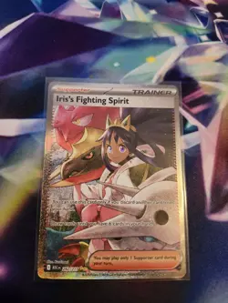 Pokemon Ascended Heroes Iris's Fighting Spirit 292/217 SIR - Pack Fresh Mint PSA - Image 1