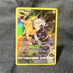 Pokemon Pikachu TG05/TG30 Lost Origin Trainer Gallery Ultra Rare Holo HP 60 - Image 1