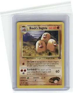 Brock's Dugtrio Gym Challenge Rare Pokemon Near Mint or Better - Image 1