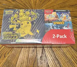 Pokemon Surging Sparks ETB & Booster Bundle 2-Pack (Two) - Image 1
