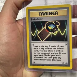 Pokegear 88/111 Neo Genesis Regular Unlimited Rare Pokemon TCG 2000 LP+ Vintage - Image 2