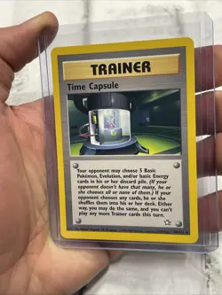 Time Capsule – 90/111 – Neo Genesis Rare Trainer – Pokemon WOTC 2000 NM Pokemon - Image 2