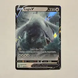 Pokemon Sword & Shield Silver Tempest Lugia V 138/195 Rare - Image 1