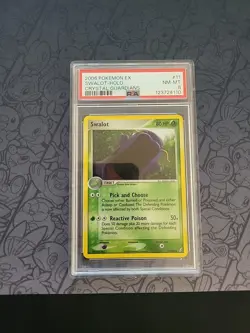 Pokemon: Swalot #11/100 Holo Rare EX Crystal Guardians 2006 - PSA 8 - E93 - Image 1