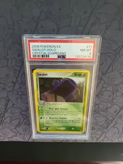 Pokemon: Swalot #11/100 Holo Rare EX Crystal Guardians 2006 - PSA 8 - E93 - Image 4