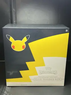 Pokemon 25th Anniversary Celebrations Pokemon Center ETB Factory Sealed - Image 1