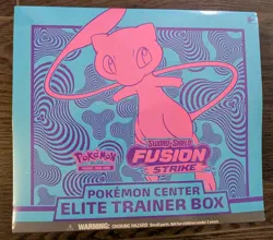 Pokemon TCG Fusion Strike PC Pokemon Center Elite Trainer Box ETB - Image 1