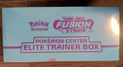 Pokemon TCG Fusion Strike PC Pokemon Center Elite Trainer Box ETB - Image 3