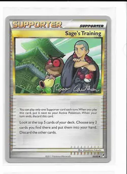 SAGE'S TRAINING - 77/90 - Pokemon WORLD CHAMPIONSHIPS 2011 - NM Ross Cawthon - Image 1